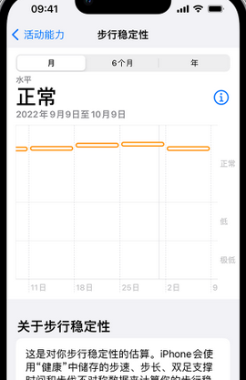 青白江iPhone手机维修如何在iPhone开启'步行稳定性通知'