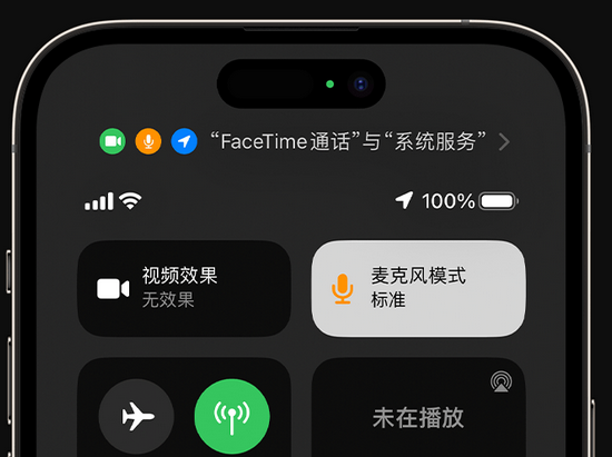 青白江苹果授权维修网点分享iPhone在通话时让你的声音更清晰 