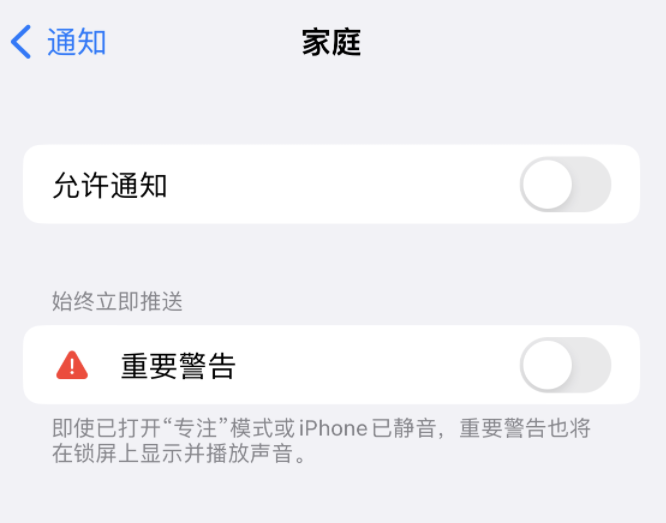 青白江苹果14维修分享iPhone14系列机型弹出“家庭”警告后卡死如何解决 